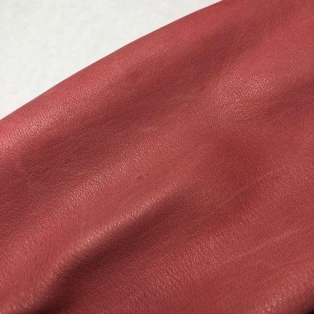Nine West Soft Broken-In Pink Leather Jacket - Picture 7 of 8
